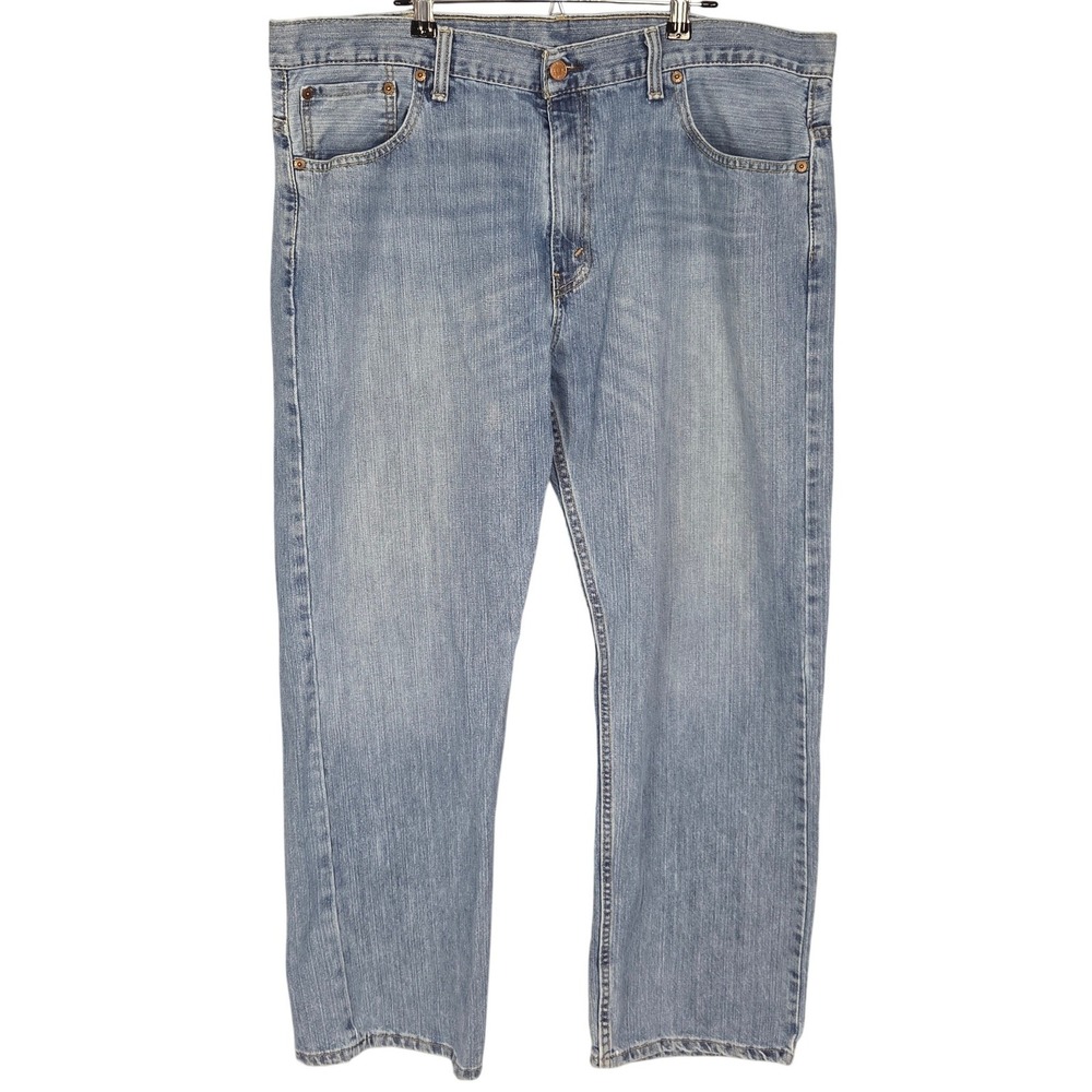 Levis 569 Loose Straight Jeans Mens 38x30 Baggy Wide Leg Light Wash Denim Y2K